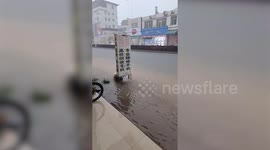 Woman 'has narrow escape from lightning strike'
