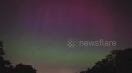 Strong Solar Storm Produces Northern Lights 3