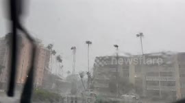 US: Severe Thunderstorm Brings Heavy Rain To Tampa Bay Area