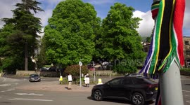 Protestors in Stroud mark Nakba Day, the 76th anniversary of Palestinians being forced to flee their homes
