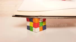 Ever wondered what happens when a hot iron is pressed against jelly and plasticine?