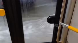 Italy: Flooding Caused By Overnight Heavy Rains Snarl Traffic In Milan