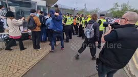 UK: ‘Stop Arming Israel’ Protesters And Police Clash Outside Thales Factory In Glasgow 2