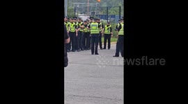 UK: ‘Stop Arming Israel’ Protesters And Police Clash Outside Thales Factory In Glasgow