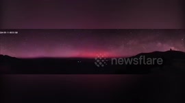 Spain: Stunning Aurora Borealis