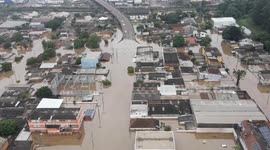 Brazil: State of Rio Grande do Sul streets turn into rivers due to severe floods