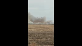 Wildfire ravages Teepee Creek community in Alberta, Canada.