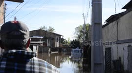 Brazilian Army and Fisherman Providing Support and Help to Flood Victims in Porto Alegre