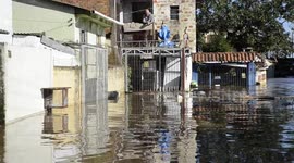 Brazilian Army and Fisherman Providing Support and Help to Flood Victims in Porto Alegre