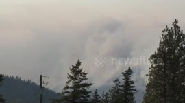 Archive footage: Wildfires in the Town of Lytton, Canada