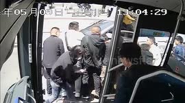 Group of kind-hearted people lift car up together to free woman trapped underneath in China