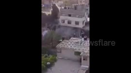 Palestine: Israeli warplanes struck a Palestinian house in Gaza City