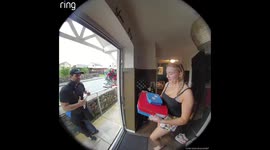 Woman pranks daughter by telling Dominoes delivery driver that she fancies him