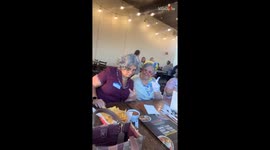 Birthday girl filled with delight after friends treat her to a wh-OLD-some surprise