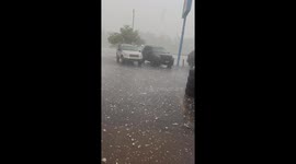MASSIVE hailstorm in Clarksville leaves witnesses startled