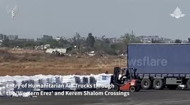 Gaza Strip:Efforts to Channel Humanitarian Aid to the Gaza Strip led by COGAT continue