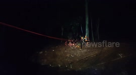Heroic SAR team rescues survivors trapped for five days after mudslide from Mount Marapi in Indonesia
