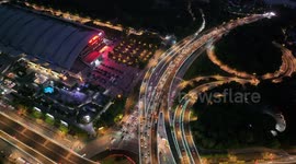 China: Xinzhuang Overpass in Nanjing