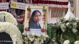 Funeral for protester who died while on hunger strike in Thailand