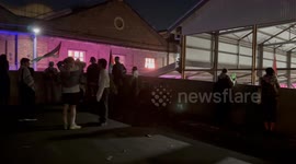 Palestine protest at Australian Fashion Week