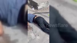 Gaza: Bodies of Palestinians in the streets of Jabalia refugee camp