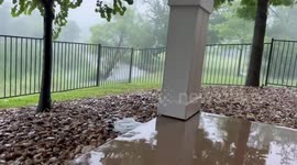 Storm strikes Austin: video captures intense weather