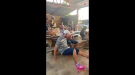 Man's quest for roller skating glory ends in laughter