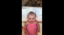 Crown of lashes: Tiny princess gets pampered in her mom's salon