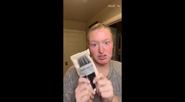 Woman gives Dry Shampoo Dermaplaning a shot and films the entire process *HILARIOUS!*
