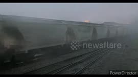 Severe thunderstorm devastates Houston.