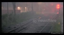 Severe thunderstorm devastates Houston.