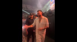 Travis Kelce joins Taylor Swift fans at Paris concert finale