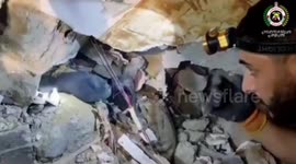 Palestine: Gaza Rescuers Dig For Victims In Rubble