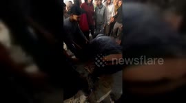 Palestine: Victims Pulled From Bombed Gaza House