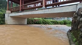 China: Water Levels Rise After Heavy Rains in Qiandongnan
