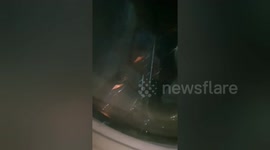 India: Kochi-bound Air India Express flight with 179 passengers makes emergency landing in Bengaluru after engine catches fire