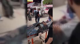 Palestine: Victims of the raid on the Nuseirat camp arrive to the hospital