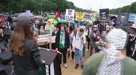 USA: Pro-Palestinian protesters rally in Washington to mark Nakba