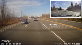 Rear End Collision Captured on Dashcam