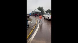 Emotional reunion: woman reunited with dog rescued from floods in Canoas, Brazil