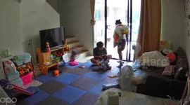 Parents save son from choking on snack