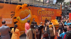 USA: Chris Pratt attends the arrivals of The GARFIELD Movie world Premiere