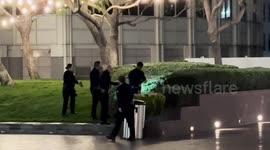 USA: DTLA GTA of LAPD Police Cruiser Ends in Horrific Crash