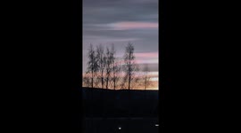 Nacreous clouds paint Gällivare sky in vivid hues