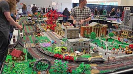 Canada: LEGO Zone With an Amazing City Scene at Cloverdale Rodeo and Fair