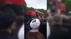 Iran: Crowds Gather For Funeral Of Iranian President