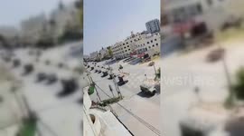 Gaza: A large-scale Israeli military force storming Jenin