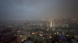 Tropical thunderstorm hits airport after turbulence kills Singapore Airlines passenger