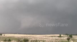 Tornado spotted near Custer City, Oklahoma