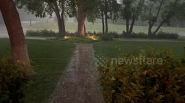 Thunderstorm in Salina, Kansas